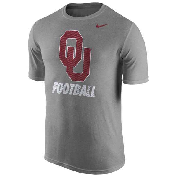 Oklahoma Sooners Nike Sideline Legend Logo Performance WEM T-Shirt - Heather Gray,We sell and wholesale Oklahoma Sooners Nike Sideline Legend Logo Performance WEM T-Shirt - Heather Gray on line form chian!